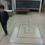The School for Tomorrow gives students the opportunity to walk the labyrinth in its “Chill Room” during the school day.